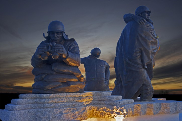 The Highground Veterans Memorial Korean War Tribute